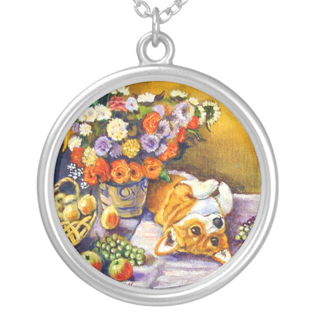 Pembroke Welsh Corgi Necklace (Front)