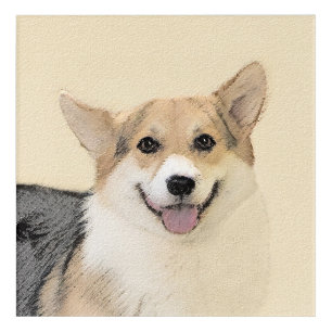 Pembroke Welsh Corgi Painting - Original Dog Art
