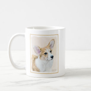 Pembroke Welsh Corgi Painting - Original Dog Art Coffee Mug