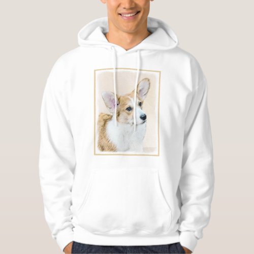 Pembroke Welsh Corgi Painting _ Original Dog Art Hoodie