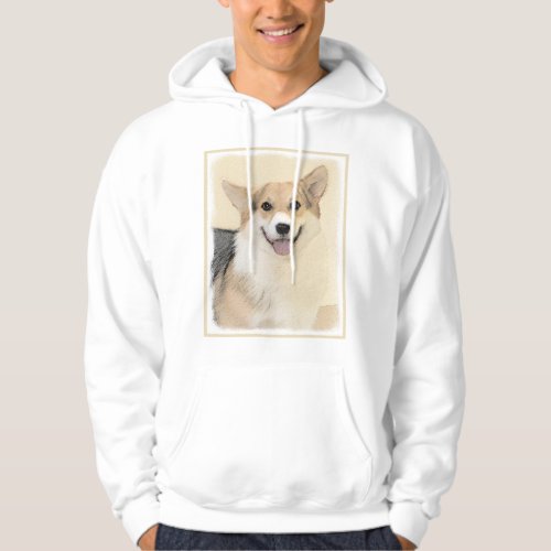 Pembroke Welsh Corgi Painting _ Original Dog Art Hoodie