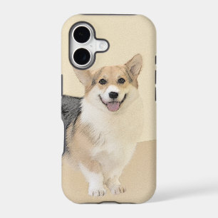 Pembroke Welsh Corgi Painting - Original Dog Art iPhone 17 Case