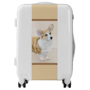 Pembroke Welsh Corgi Painting - Original Dog Art L Luggage