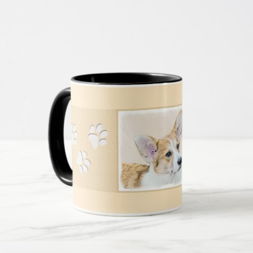 Pembroke Welsh Corgi Painting _ Original Dog Art Mug