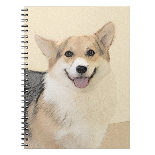 Pembroke Welsh Corgi Painting _ Original Dog Art Notebook