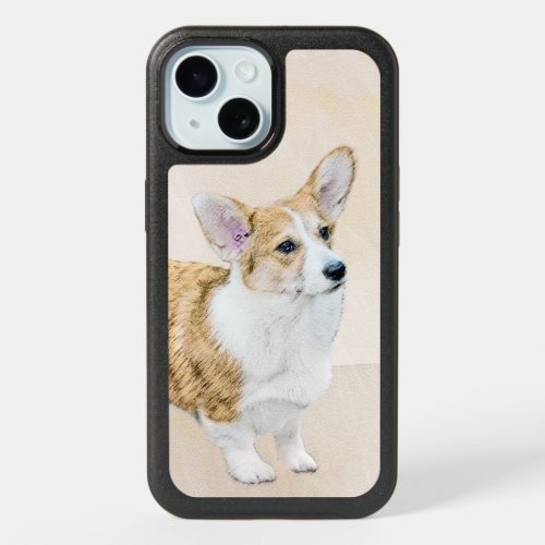 Pembroke Welsh Corgi Painting _ Original Dog Art O iPhone 15 Case