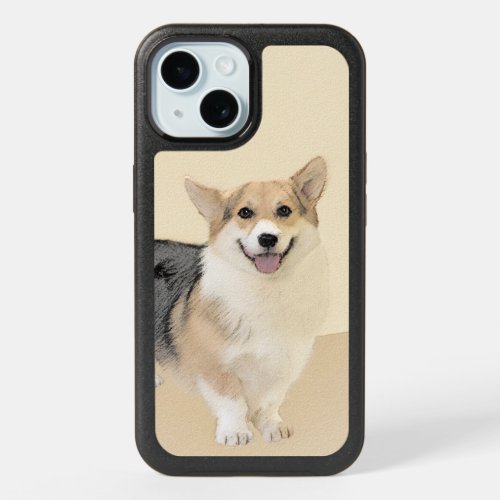 Pembroke Welsh Corgi Painting _ Original Dog Art O iPhone 15 Case