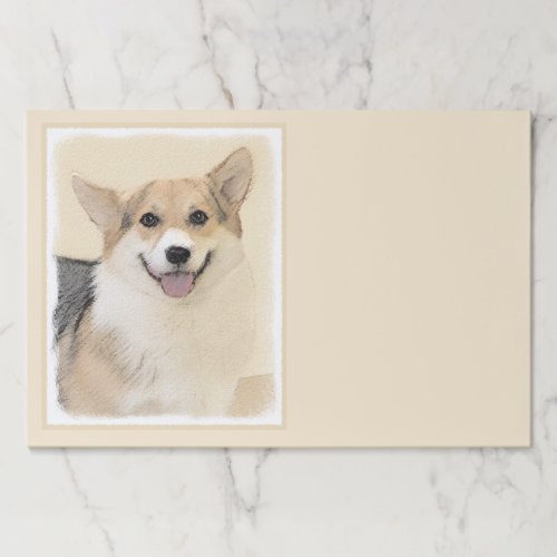 Pembroke Welsh Corgi Painting _ Original Dog Art Paper Pad