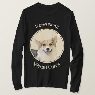 Pembroke Welsh Corgi Painting - Original Dog Art T-Shirt