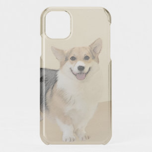 Pembroke Welsh Corgi Painting - Original Dog Art iPhone 11 Case