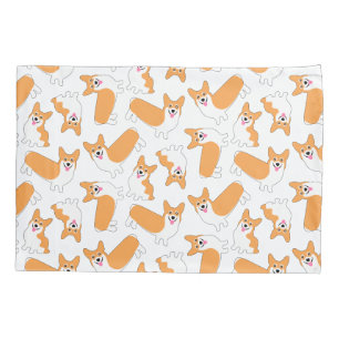 Pembroke Welsh Corgi Pattern Pillow Case