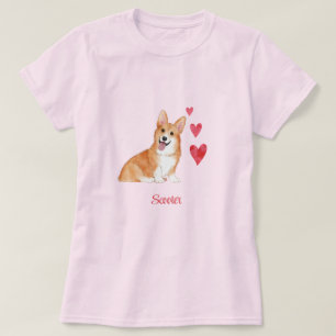 Pembroke Welsh Corgi Personalized Dog T-Shirt