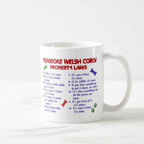 PEMBROKE WELSH CORGI PL2 COFFEE MUG