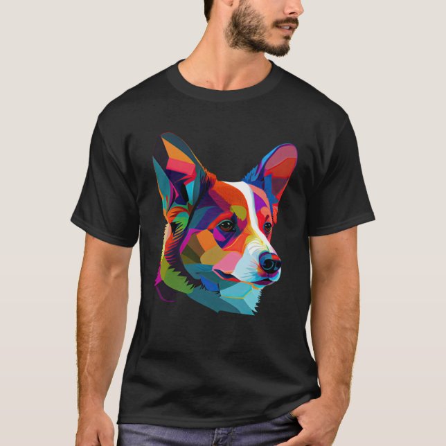 Pembroke Welsh Corgi  Pop Pembroke Corgi T-Shirt (Front)