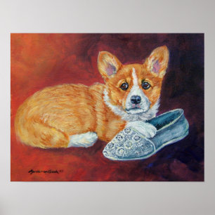 Pembroke Welsh Corgi Poster Print