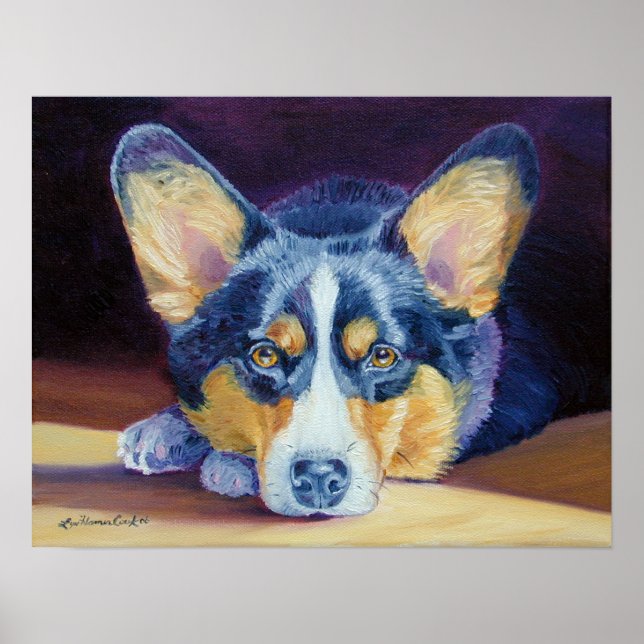 Pembroke Welsh Corgi Print (Front)