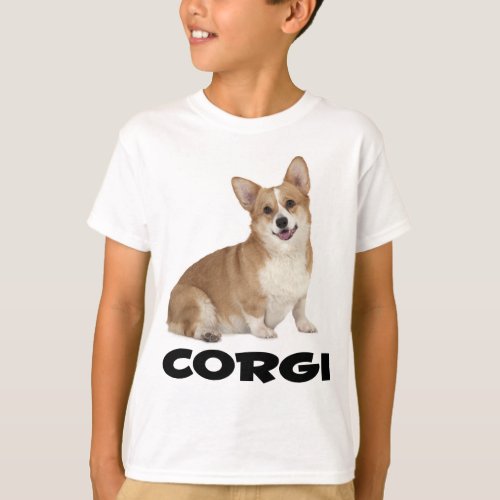 Pembroke Welsh Corgi Puppy Dog Boys T_Shirt