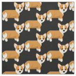 Pembroke Welsh Corgi Puppy Dog Fabric
