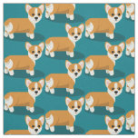 Pembroke Welsh Corgi Puppy Dog Fabric