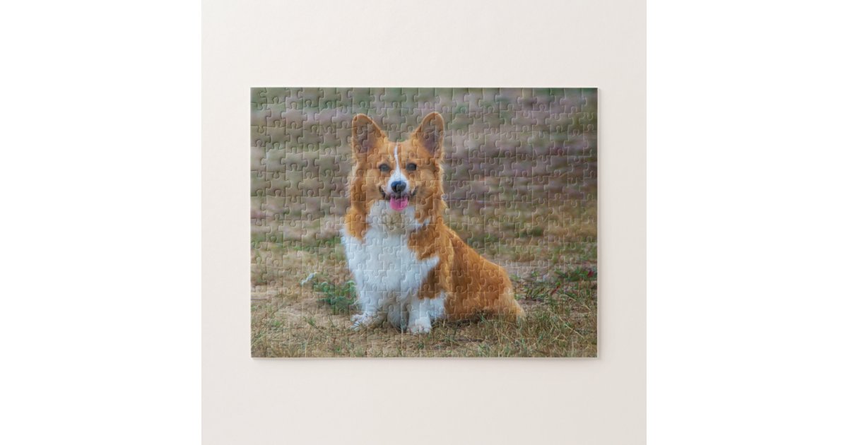 Pembroke Welsh Corgi Puppy Dog Jigsaw Puzzle