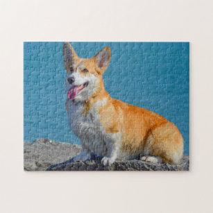 Pembroke Welsh Corgi dog Jigsaw Puzzle for Sale by savousepate