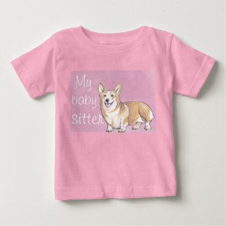 Pembroke Welsh Corgi red art jumper 24 months Baby T-Shirt