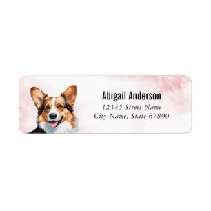 Pembroke Welsh Corgi Return Address Labels