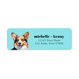 Pembroke Welsh Corgi Return Address Labels