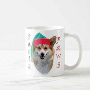Pembroke Welsh Corgi Santa Paws Coffee Mug