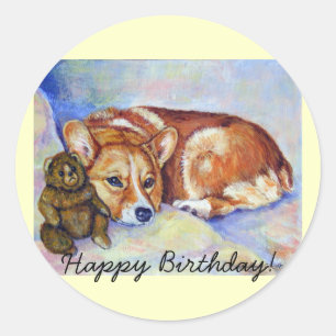 Pembroke Welsh Corgi Stickers