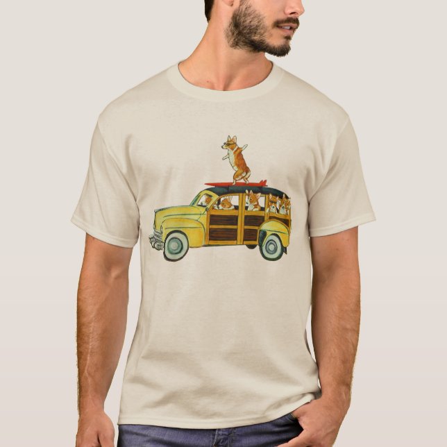 Pembroke Welsh Corgi  Tee Shirt (Front)