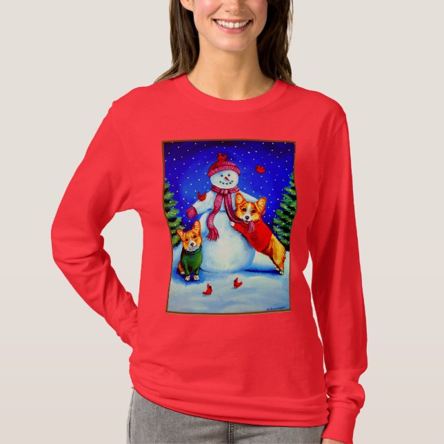 Pembroke Welsh Corgi Tee Shirt (Front)