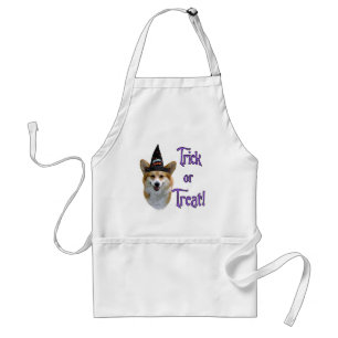 Pembroke Welsh Corgi Trick Adult Apron