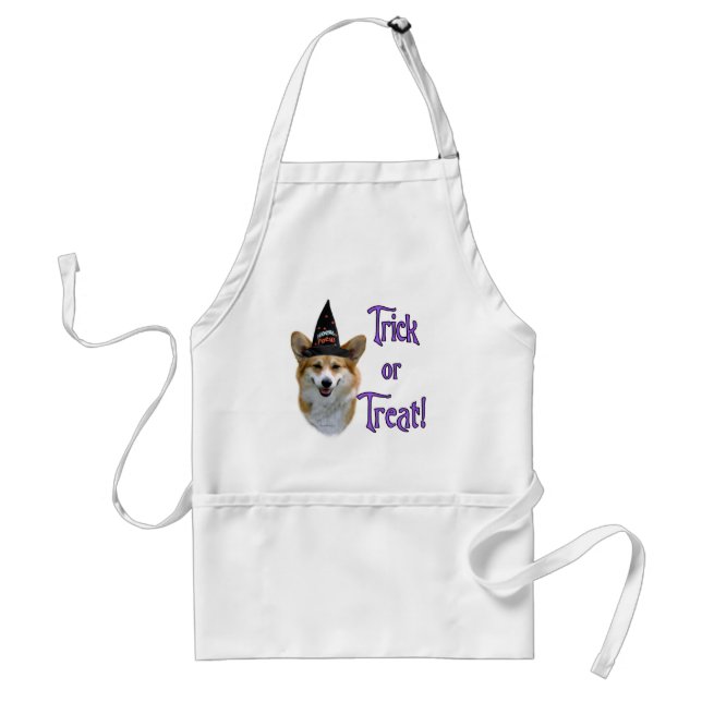 Pembroke Welsh Corgi Trick Adult Apron (Front)