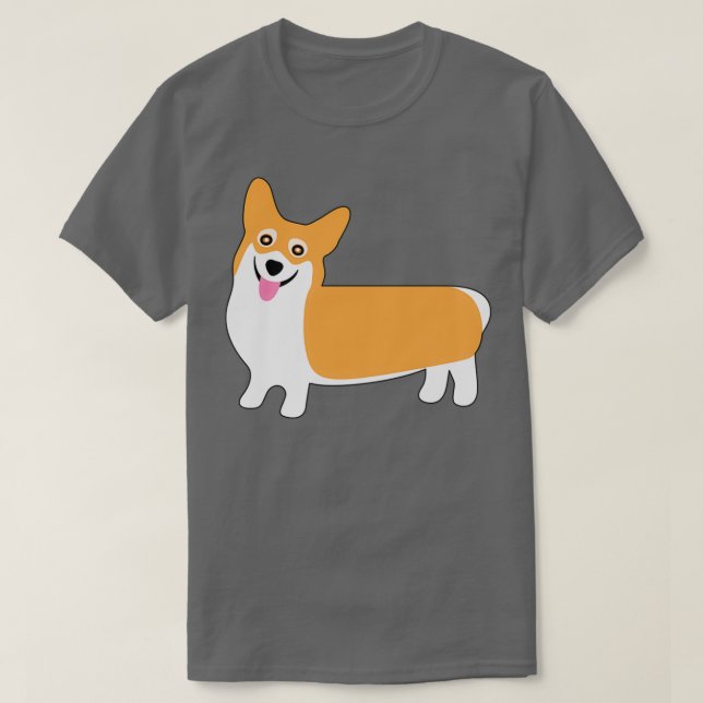 Pembroke Welsh Corgis Cute Pattern T-Shirt (Design Front)