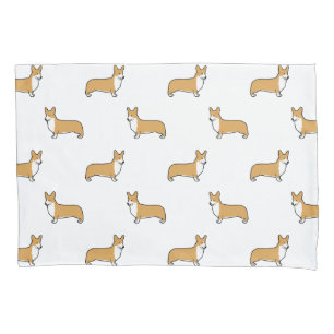 Pembroke Welsh Corgis Pattern Pillow Case