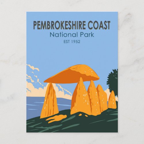 Pembrokeshire Coast National Park Pentre Ifan Postcard