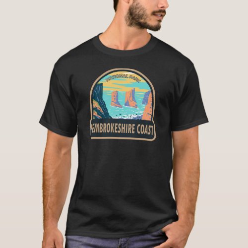 Pembrokeshire Coast National Park Wales Vintage T_Shirt