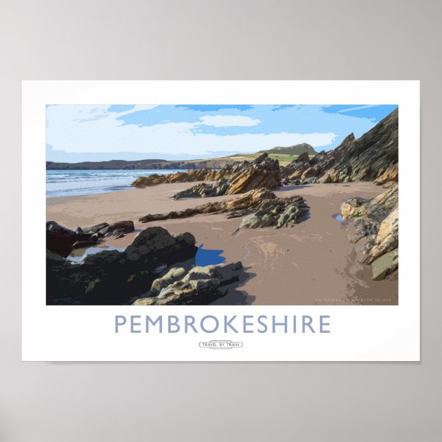 Pembrokeshire Railway Poster (Front)