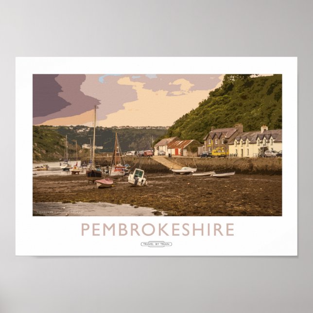 Pembrokeshire Railway Poster (Front)