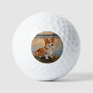 Pembrook Welsh Corgi Golf Balls