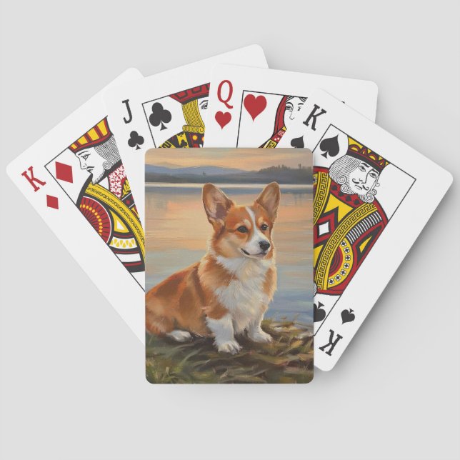 Pembrook Welsh Corgi Poker Cards (Back)