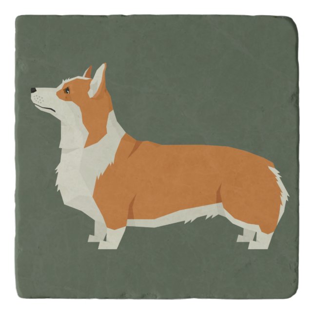 Pembrook Welsh Corgi Trivet (Front)