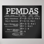 PEMDAS Poster *Updated*<br><div class="desc">This poster explains order of operations (PEMDAS).  This poster makes for a great classroom teaching aid/decoration,  especially in math classrooms. *Updated*</div>