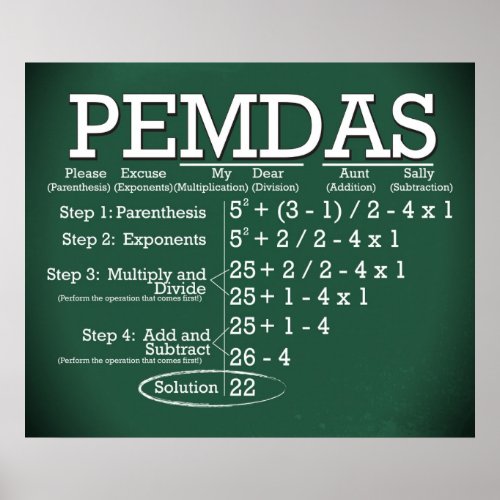 PEMDAS Poster Updated