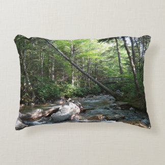 Pemigewasset River Bridge in New Hampshire Accent Pillow