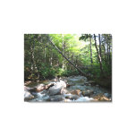 Pemigewasset River Bridge in New Hampshire Canvas Print