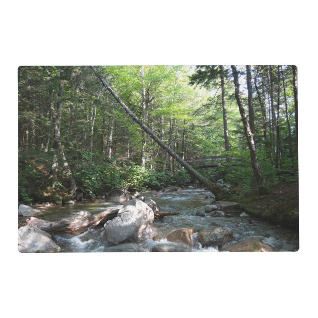 Pemigewasset River Bridge in New Hampshire Placemat (Front)