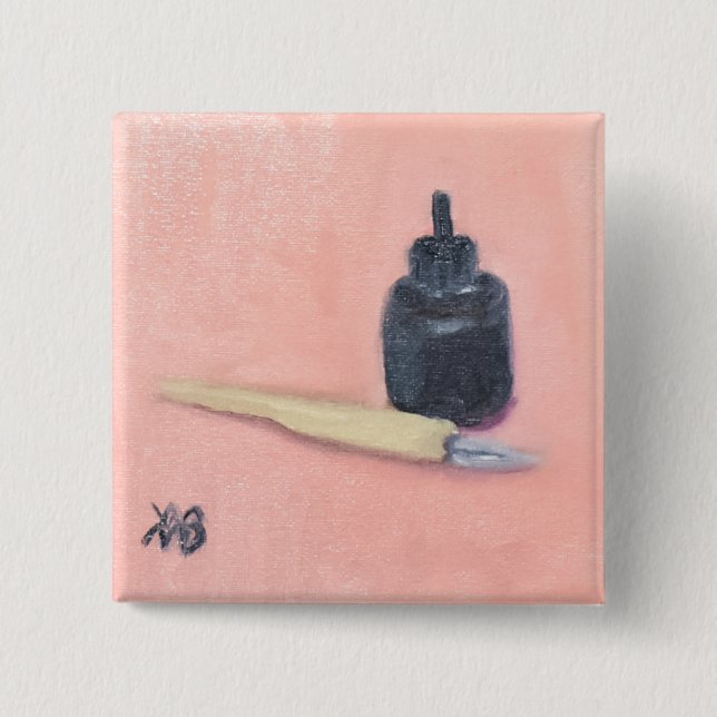 Pen and Ink Button (Front)