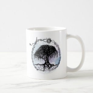 Pen and Ink Goddess Willow Tree Coffee Mug